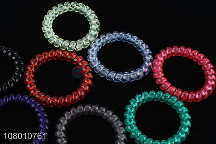 Top Quality Telephone Cord Hair Tie Cheap Hair Ring Hair Band