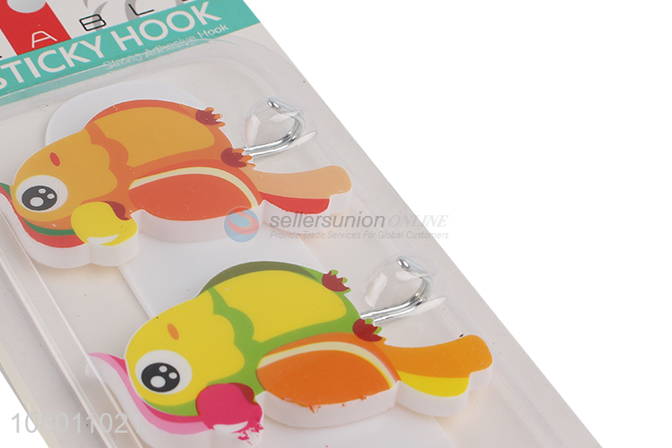 New products multicolor plastic sticky hook for household storage