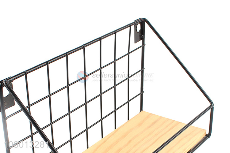 New arrival bathroom kitchen metal wall shelf wall-mounted storage rack