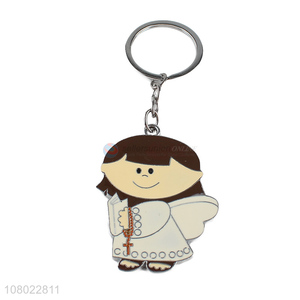 China supplier zinc alloy metal keychains lovely key chain for girls