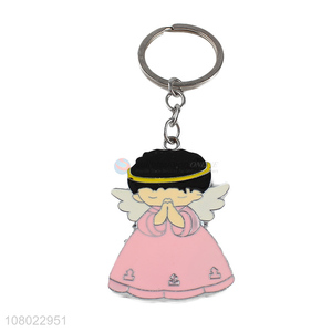 Latest imports zinc alloy metal keychains princess key chain wholesale