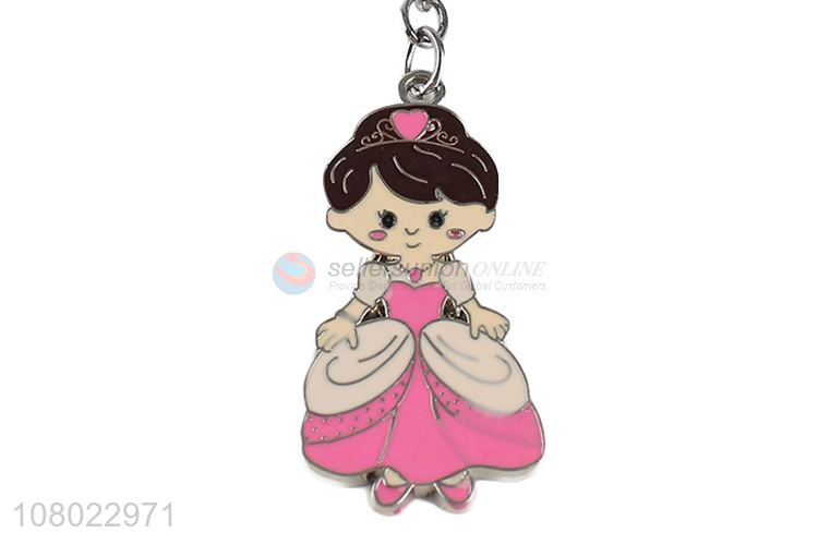 Top product cute zinc alloy metal keychains key chain for women girls