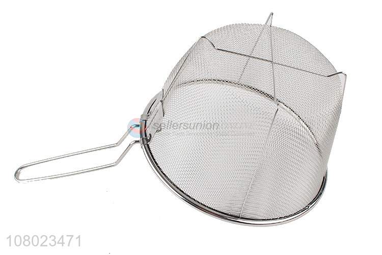 Top Quality Stainless Steel Mesh Basket Noodle Strainer