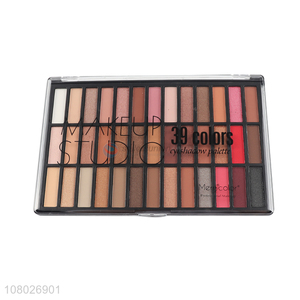 Private label 39 colors eyeshadow palette waterproof long lasting eyeshadow