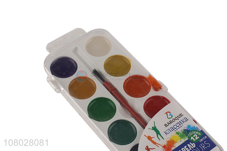 Wholesale cheap price eco-friendly 12colors paint water color