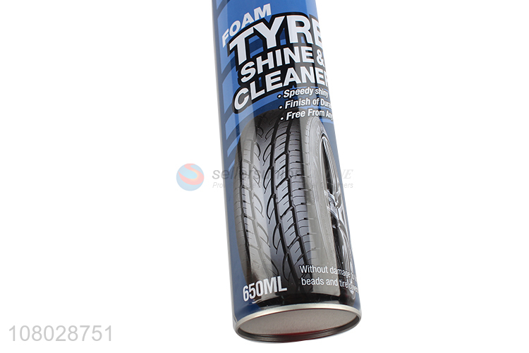 Hot Selling Car Care Foam Tyre Shine & Cleaner Spray