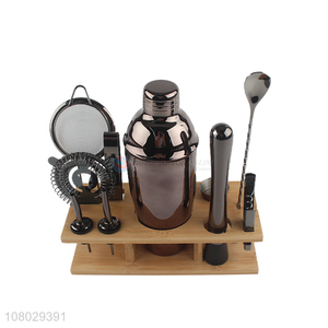 High quality stainless steel bartending set for bar