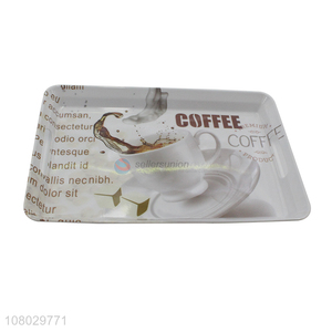 Hot selling hotel restaurant cafe serving tray melamine fast food trays