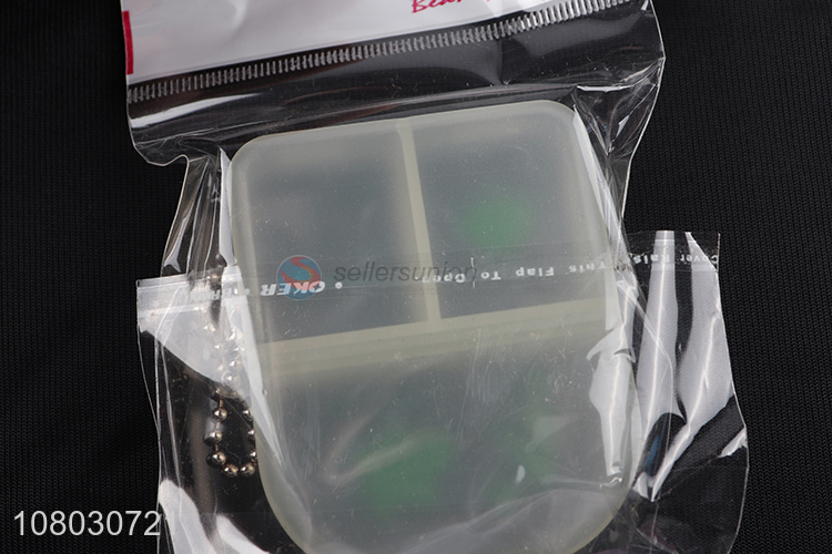 Factory price transparent mini portable medicine storage box