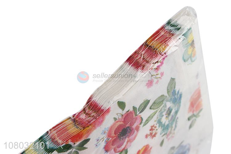 Wholesale Flower Pattern Disposable Napkins Party Napkin