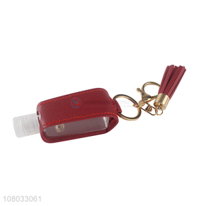 Factory direct sale red bottle simple portable keychain pendant