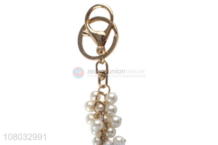 Good price cute hair ball keychain pendant wholesale