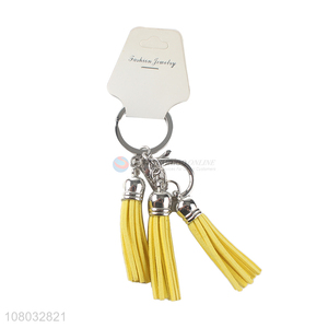 High quality simple tassel pendant creative keychain