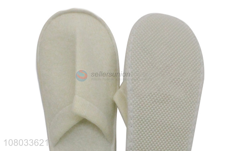 High quality closed toe non-slip disposable hotel slippers for travel