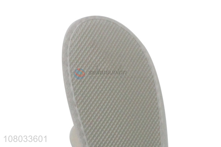 Factory supply universal disposable slipper unisex closed toe hotel slipper