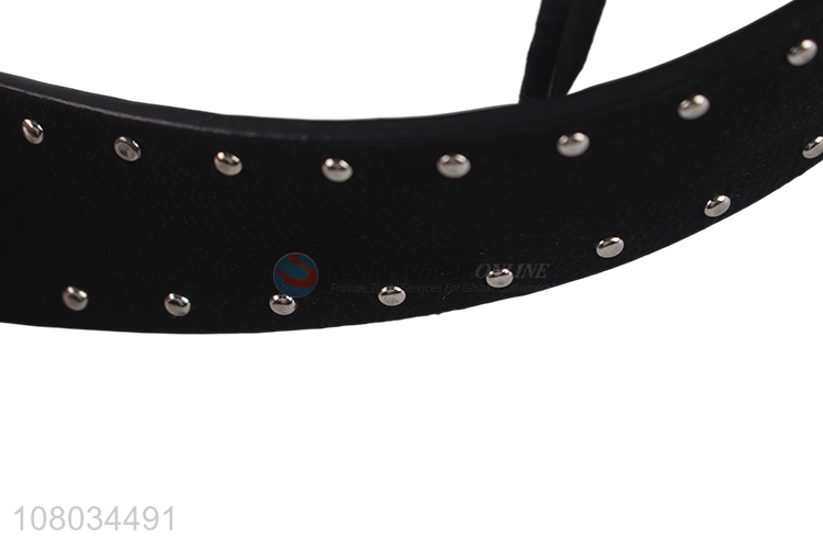 Best Sale PU Leather Belt With Zinc Alloy Accessories