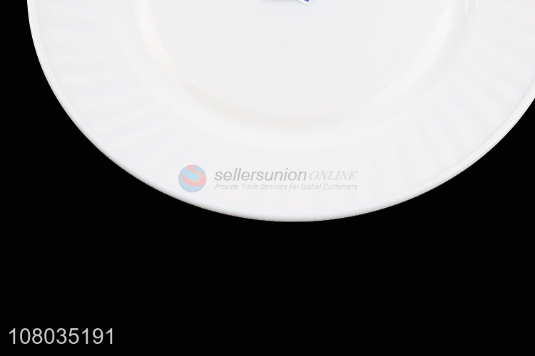 Most popular round white table decoration dinner plate dish