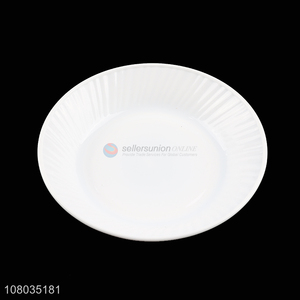 China sourcing white glass plate dish with top quality