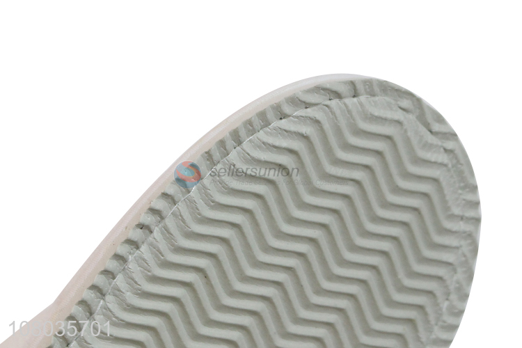 Hot sale white simple household slippers hotel disposable slippers