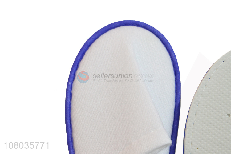 China market wholesale white simple hotel disposable slippers