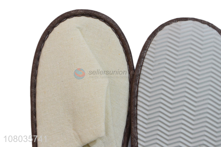 Good sale white simple slippers hotel disposable slippers