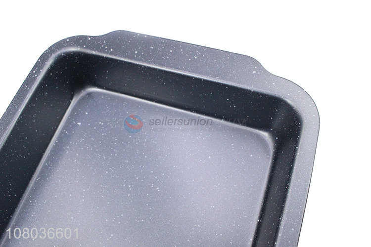 Top sale non-stick round binaural plate family dinner plate