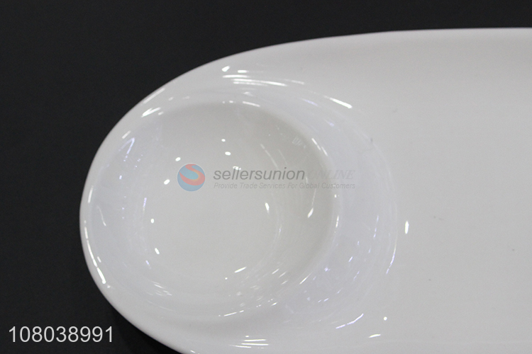 Yiwu wholesale creative sushi plate hotel ceramic tableware