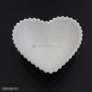 New design love ceramic plate household dinner plate