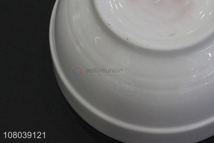 High quality round ceramic bowl household kitchen tableware