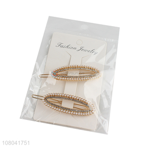 Factory supply delicate hollow women hairpin hair clips