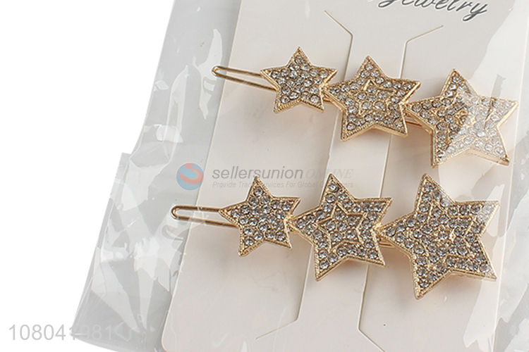 Popular products star shape hairpin hair accessories for women