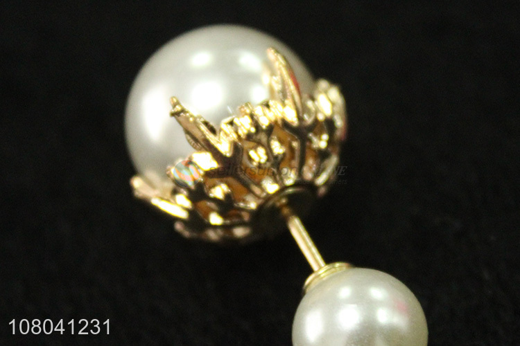 Most popular fashion ladies brooch pearls brooch for clothing