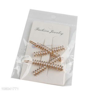 Most popular pearls hairpin women hair decoration wholesale