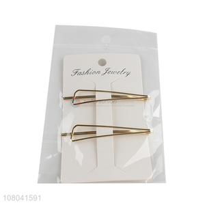 Popular products golden fashion women hairpin hair decoration