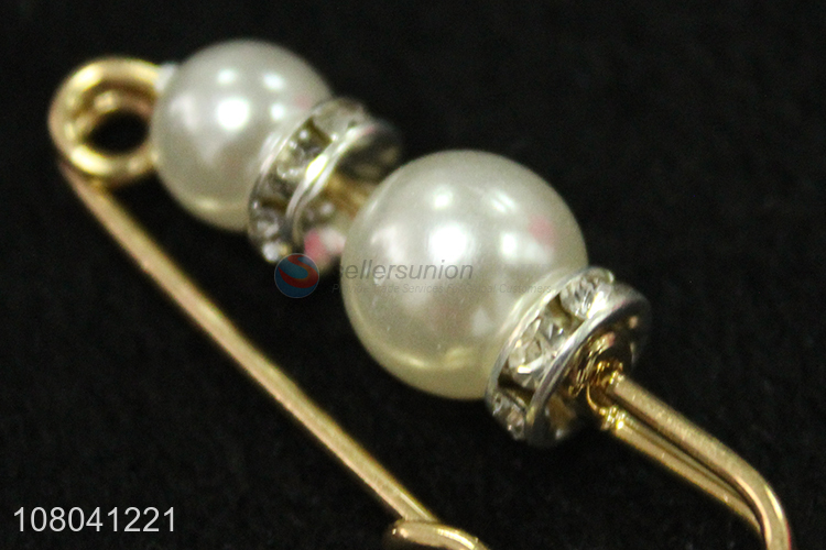 China wholesale pearl brooch women brooch pin buckle for sale