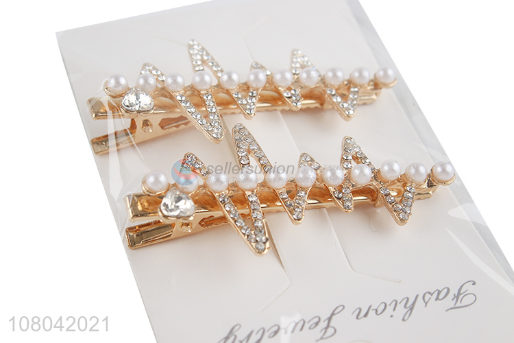 Yiwu market delicate design ladies hair decoration hairpin