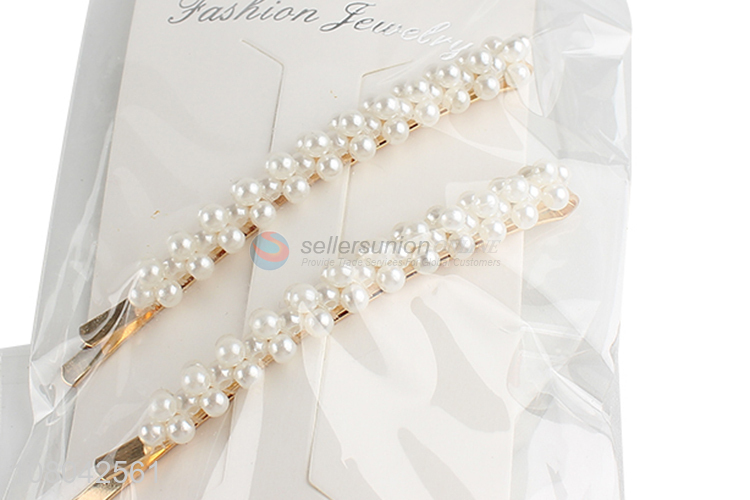 New product women pearl hairpin hair clips with top quality