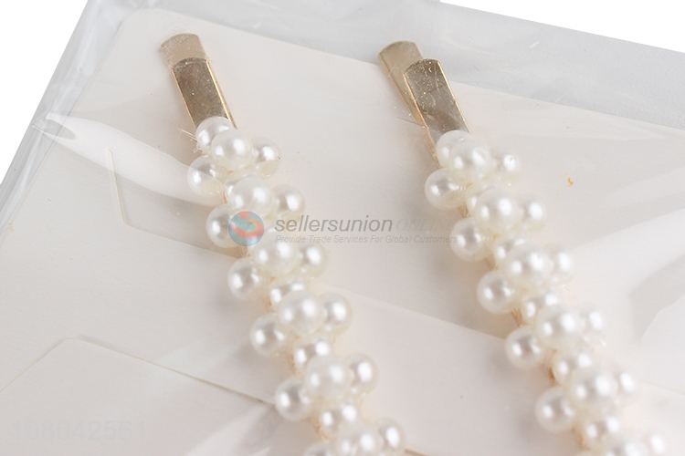 New product women pearl hairpin hair clips with top quality