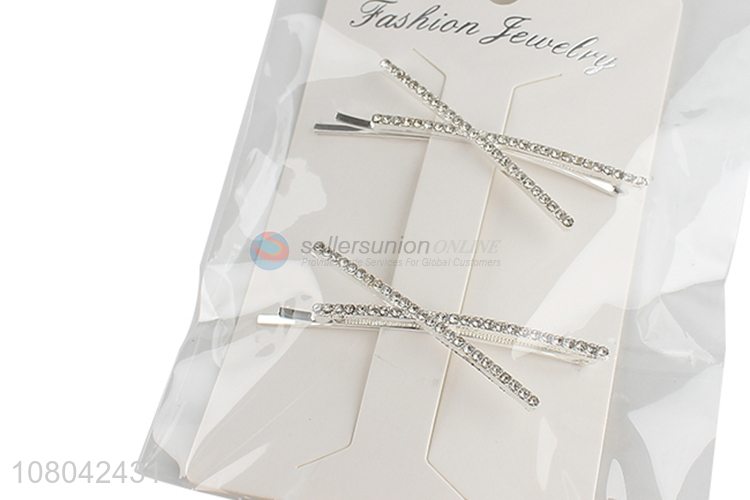 China products silver delicate ladies hairpin hair clips