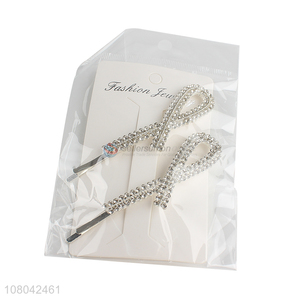 Most popular silver fashion women hairpin for wedding