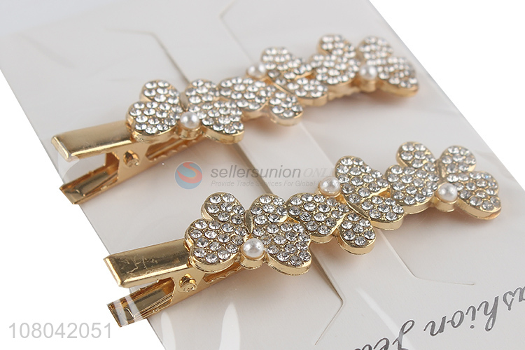 Factory supply creative butterfly shape women hairpin hair clips