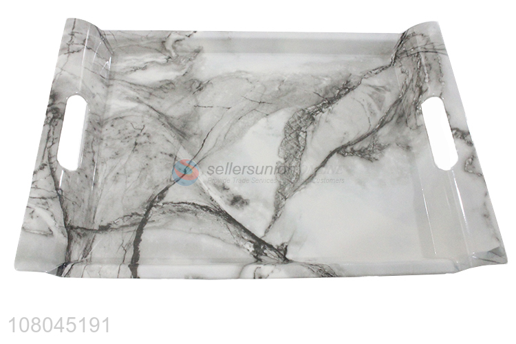 Custom Marbling Melamine Tray Catering Trays Large Tray