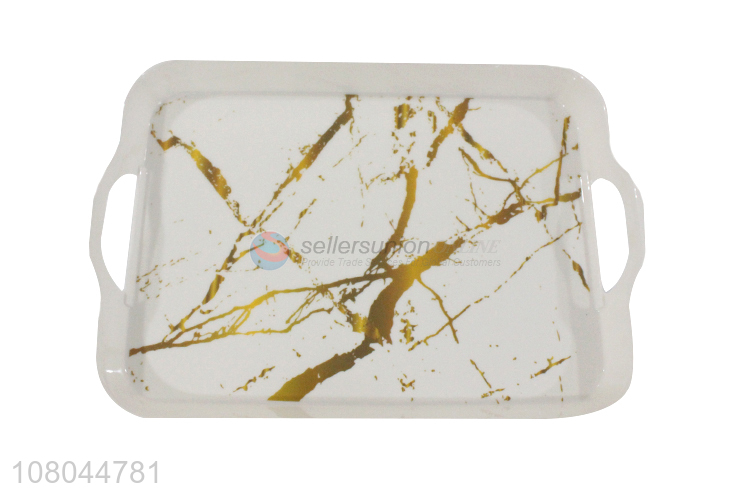 Custom Marbling Melamine Tray Catering Trays Food Tray