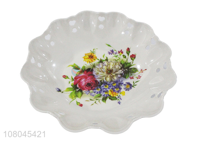 High Quality Melamine Fruit Dish Fruit Tray With Base