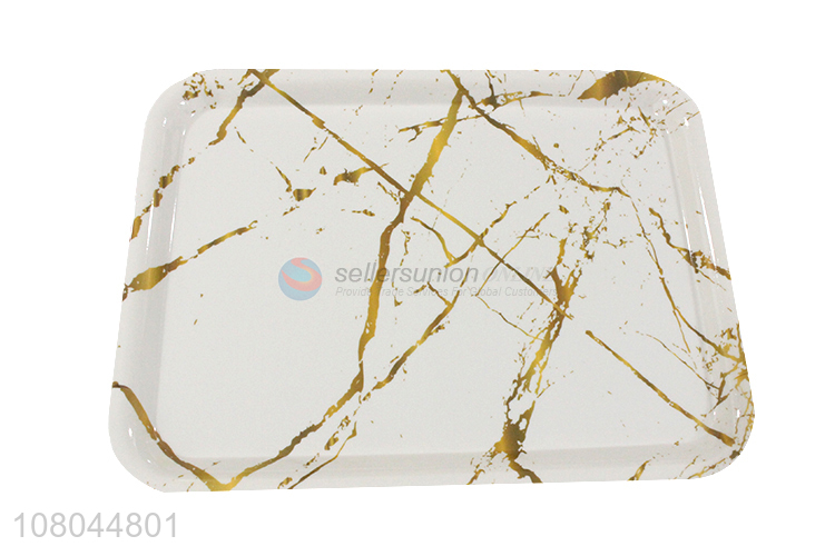 Fashion Marbling Melamine Tray Fast Food Trays Serving Platters