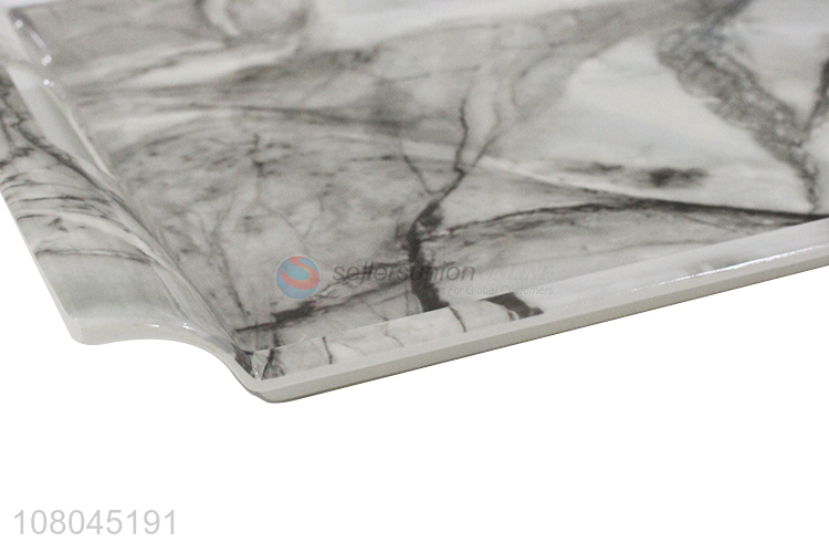 Custom Marbling Melamine Tray Catering Trays Large Tray