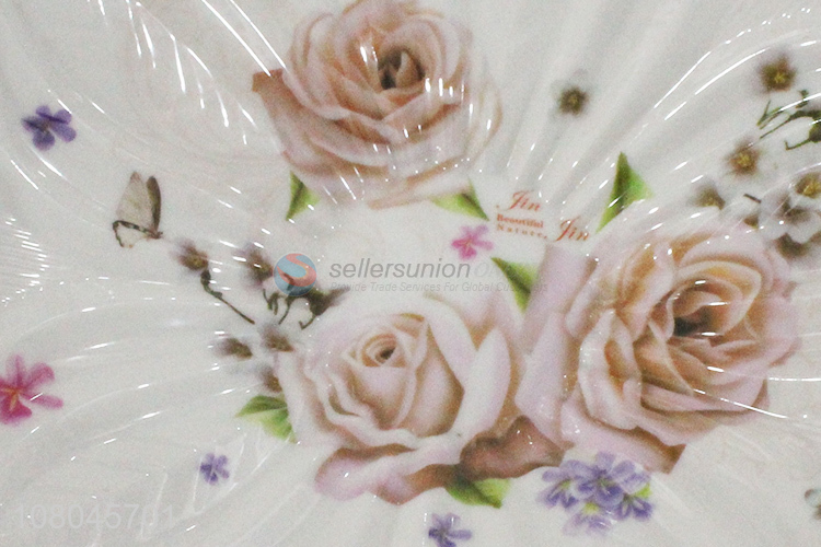 Top Quality Melamine Lotus-Shaped Fruit Plate Snack Tray