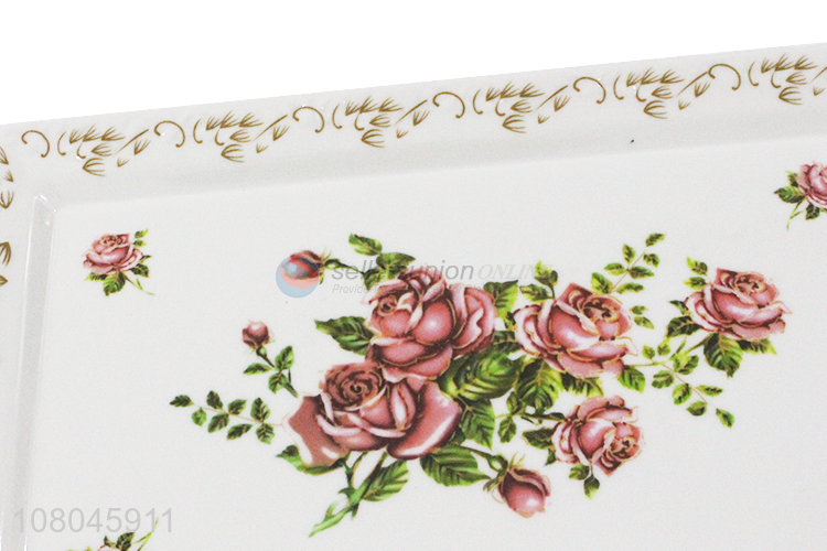 Newest Melamine Tray Restaurant Trays With Handle