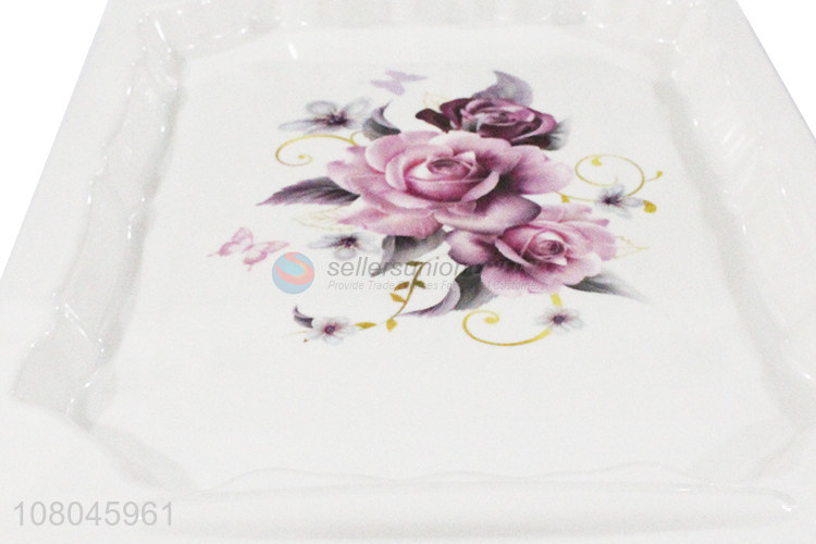 New Design Melamine Tray Fashion Food Tray Serving Tray