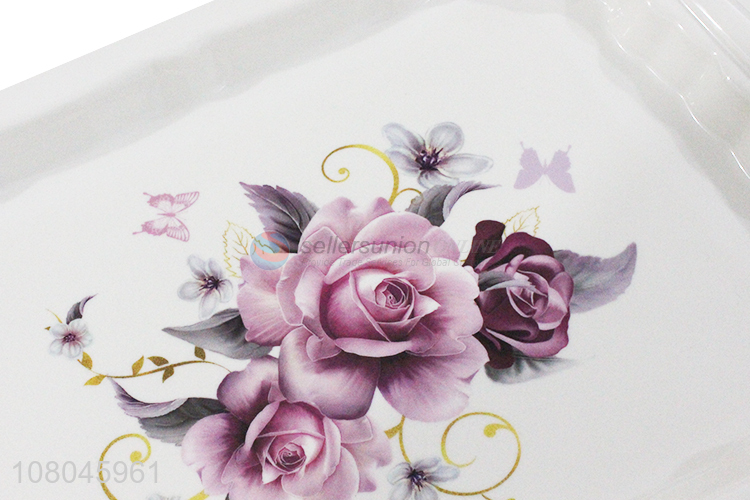 New Design Melamine Tray Fashion Food Tray Serving Tray